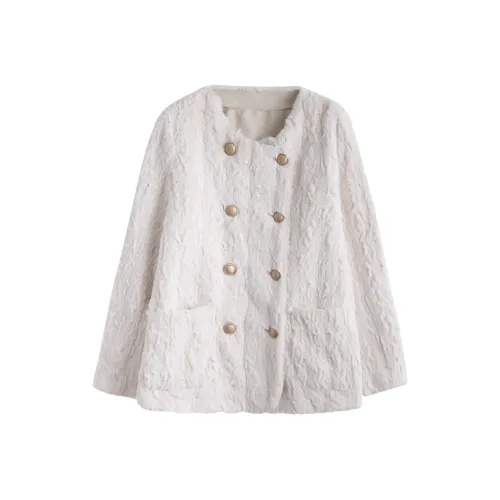 Tonlion Белый Женские Меховые изделия