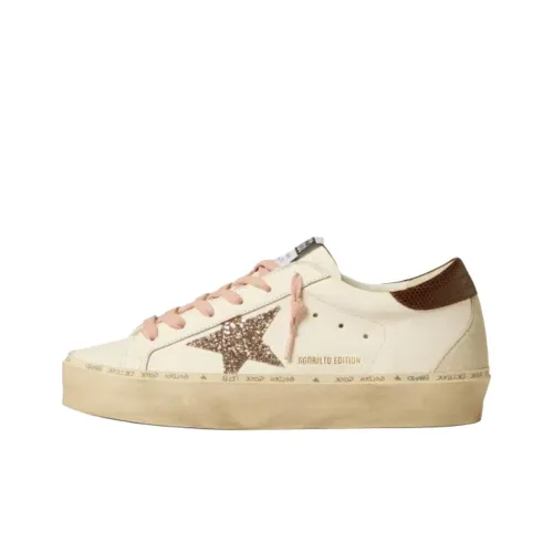 Golden Goose Низкие кроссовки для скейтбординга Женские Белые