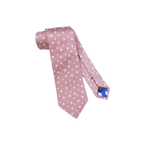 Paul Smith Шелковые галстуки Мужской Розовый Перламутрово-серый