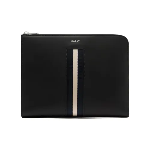 BALLY Клатч из коровьей кожи мужской черный