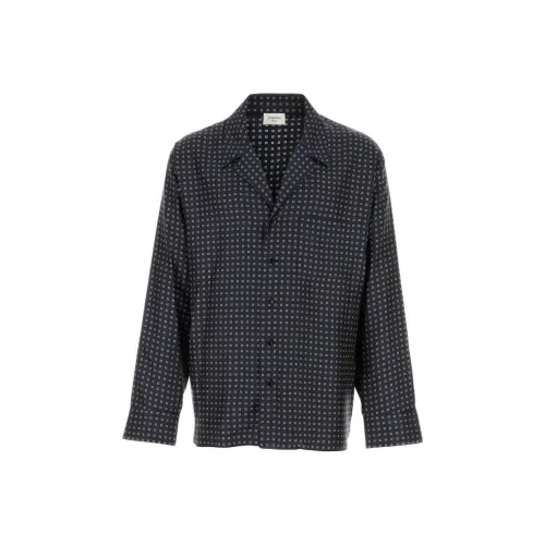 SAINT LAURENT Мужские Черные Рубашки