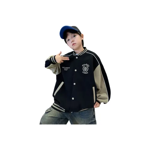 Lanza Повседневная Бейсбольная Куртка Зимняя Черная Подростки