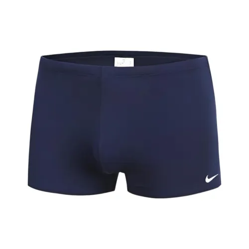 Nike Плавание Мужской Квадратный Купальник Jammer Плавательные Шорты Мужские Морской Синий