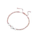 Браслет-шнурок "Счастливый Четырехлистный Клевер" (Розовый)