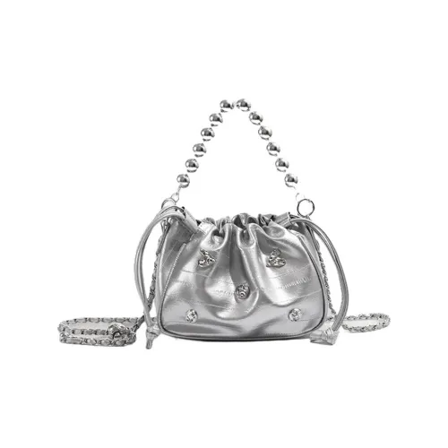 Carksky ПУ (полиуретан) Одно плечо Сумка Women's Silver