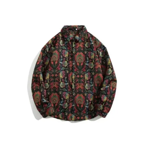 PLQV Черные Мужские Рубашки