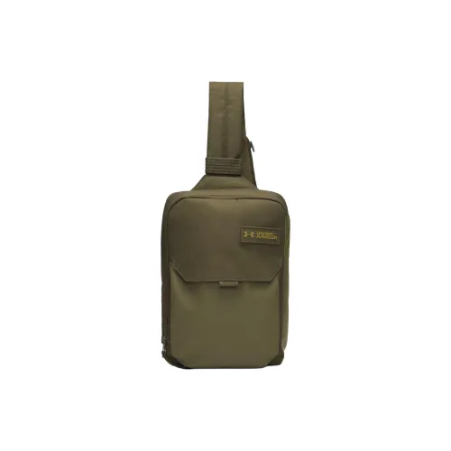 Under Armour Логотип бренда Сумки кросс-боди Мужской Экспедиция Зеленый Ресторан Зеленый