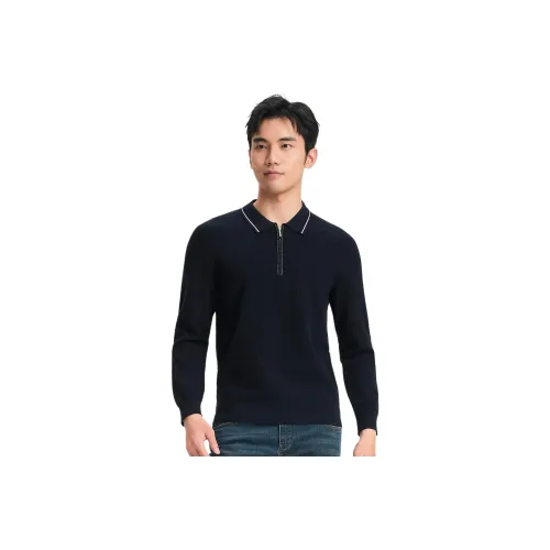 JODOLL Темно-синий Синий Мужской Трикотаж