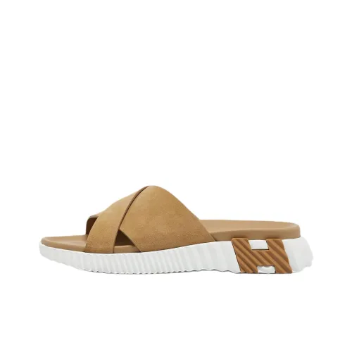 HERMES Слипоны Мужской Коричневый