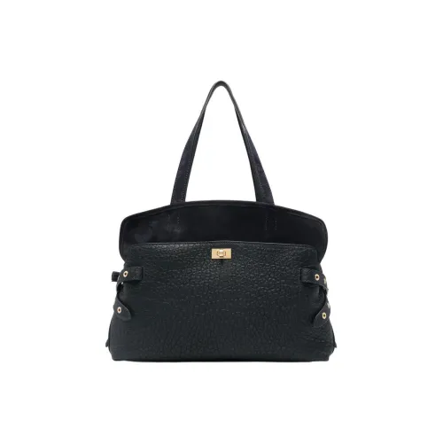 Anya Hindmarch Замша с GRAIN LEATHER Сумка Сумка через плечо Женская Синяя