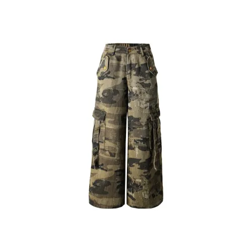 BELOVED STARRY Армия Зеленый Женские Джинсы