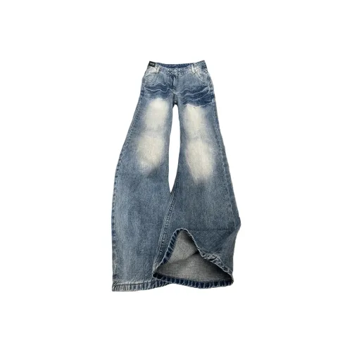 YGHOME OFFICIAL Синий Унисекс Джинсы