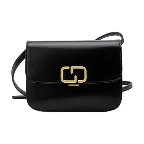 HONGU Сумка через плечо из коровьей кожи с синтетической кожей женская темно-черный экрю светло-зеленый