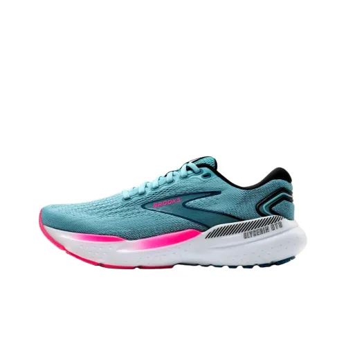 Brooks Glycerin GTS 21 Дышащие Низкие Кроссовки для Бега Женские Синие Белые