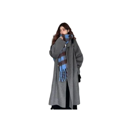 DEDY Премиум серый Женское пальто