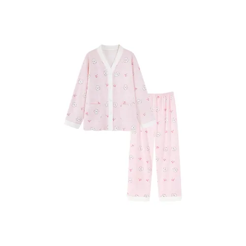 ЮЙЧЖАОЛИНЬ Розовый Женские Пижамные Комплекты