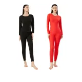 2 комплекта одежды (женский классический черный + женский китайский красный)