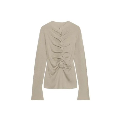 ZARA Песочный Женский Трикотаж