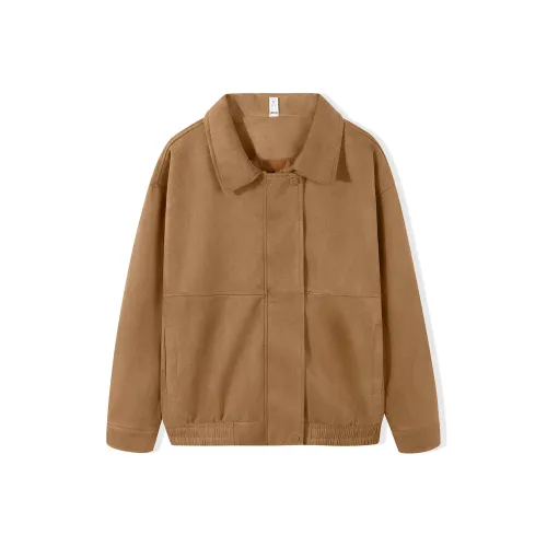 ZHONGBANGJICHU Бархат Feel Пальто Женское