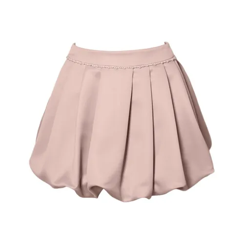 DPLAY Peach Pink Женская Повседневная Короткая Юбка