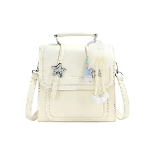 Juju Jimmy ПУ (полиуретан) Рюкзак Стандартный Women's White Pink