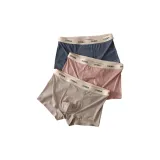 [Ледяной шелк, дышащий, 3 шт.] Серый + Кожа + Розовый