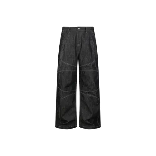 PEOPLESENSE Черные Унисекс Джинсы