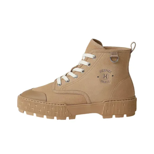 HERMES Itineraire Короткий Мартин Ботин Женские Коричневый