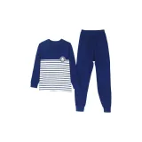 Темно-синий с полосами