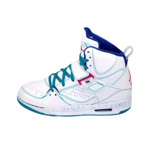 Jordan Flight 45 High Топ Винтажные Баскетбольные Кроссовки Женские Белые