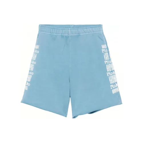 PINKO SS25 Повседневные шорты Женские Ocean Blue