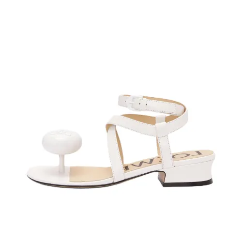 LOEWE Calle Гальka One Ремень Сандалии 2,5 см Женские Белые