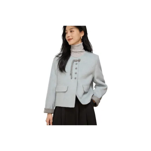 VICTORIA VERA Blue Women's Coat VICTORIA VERA Синий Женский Пальто