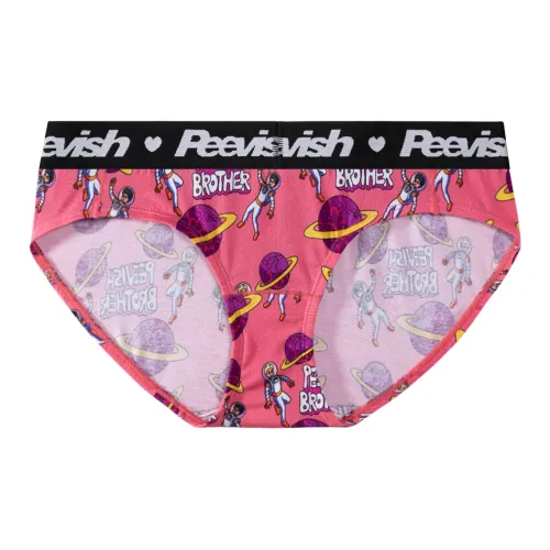 PEEVISH Женские Розовые Космическая прогулка Женские Трусики-бикини