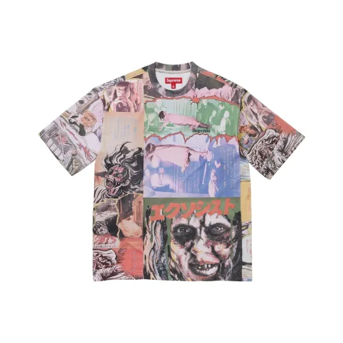 Supreme x The Exorcist Fw25 WEEK7 S S Топ T Рубашка Унисекс