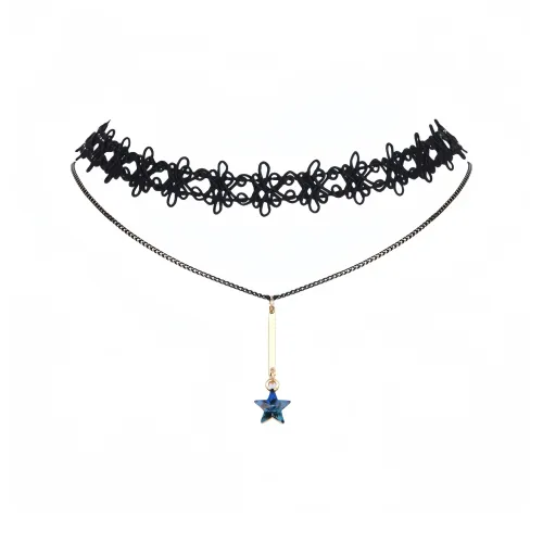 Lan Ying Искусственный кристалл Ожерелья Женские