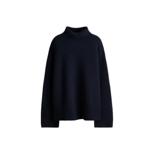 H M Морской Синий Женский Свитер