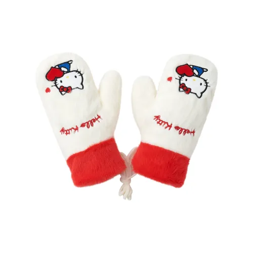 Санрио Полиэстер Трикотаж Перчатки Женские