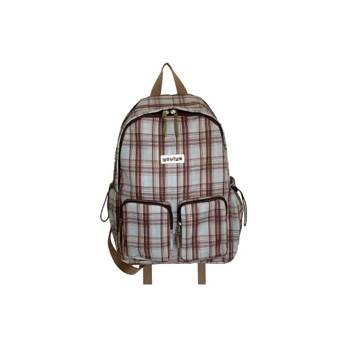 Xmithie Oxford Рюкзак Стандартный Унисекс Клетка Белый Черный