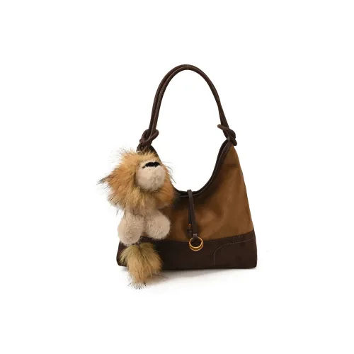 WXRX PU (полиуретан) с замшей сумка на плечо женская многоцветная