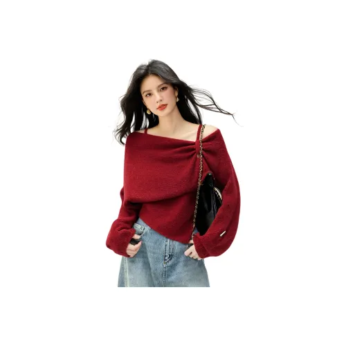 EIDOLON GRAIN Красный Женский Трикотаж