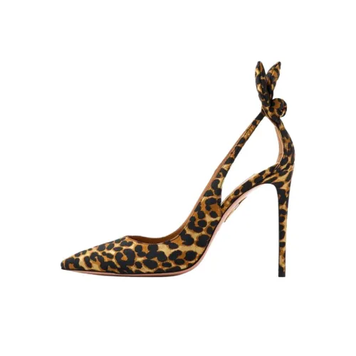 AQUAZZURA Туфли на высоком каблуке 10,5 см Женские Коричневые Черные