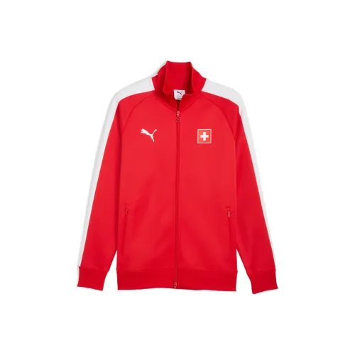 PUMA Switzerland Red Men's Jackets