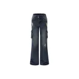 Джинсовые синие штаны