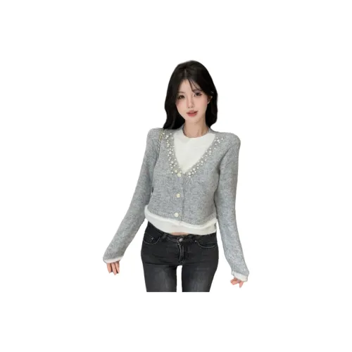 ZEKIKO STUDIO Серый Женский Трикотаж