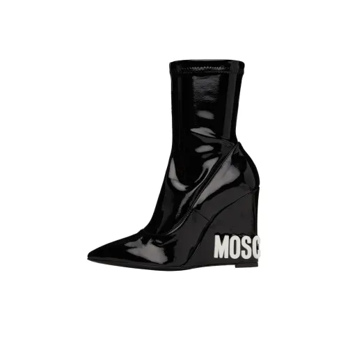 MOSCHINO Ботильоны 10,5 см Женские Черные