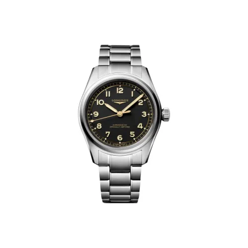 Longines Spirit Collection Автоматический Механический Механизм Унисекс Часы 39 мм Черный Циферблат