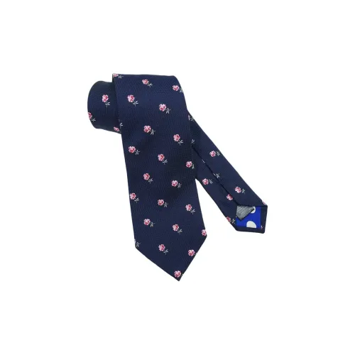 Paul Smith Шелковые галстуки унисекс Морской синий Розовый