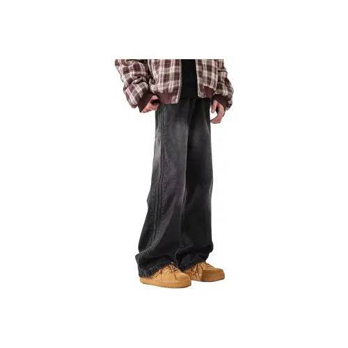 GOSNACE Черные Унисекс Джинсы