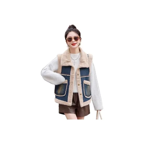 GIUHF Hairy Жилет Женские Куртки